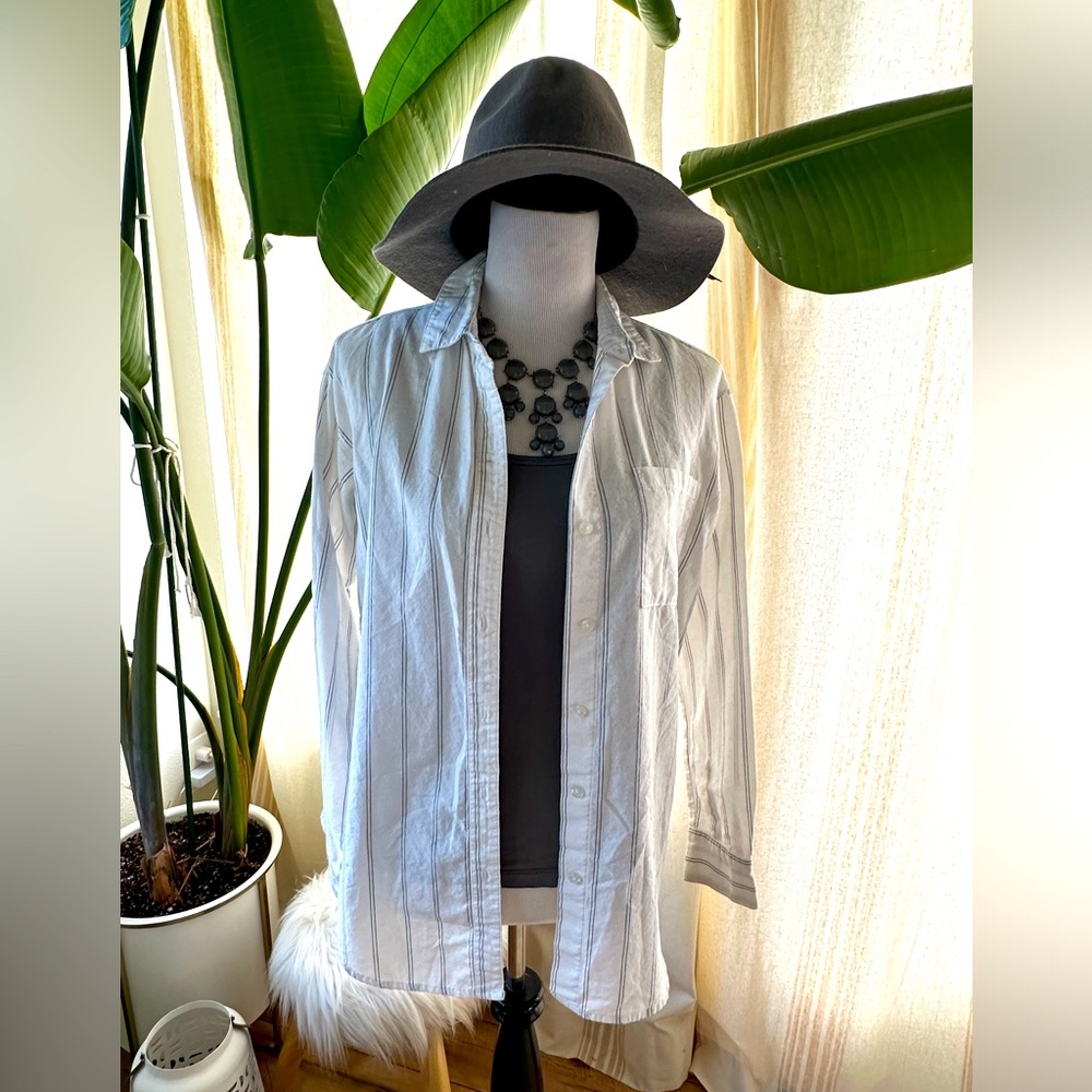 Oversized button down